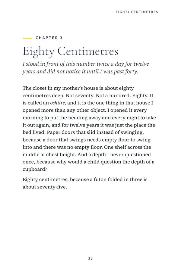 Chapter 3, Eighty Centimetres
